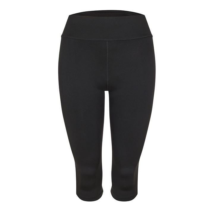 Diadora Women's Black 3/4 Performance Gym Leggings in Size 8, Sports Direct