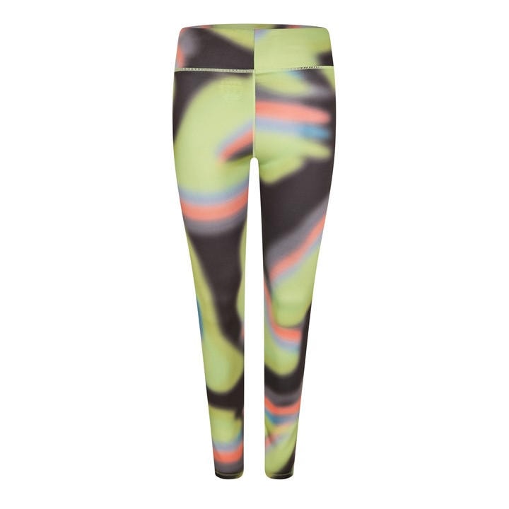 Diadora Women's Green Flowers Performance Gym Leggings in Size 14, Sports Direct