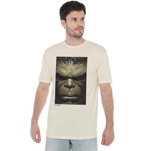 Hulk - Hulk Face Mens T-Shirt Natural