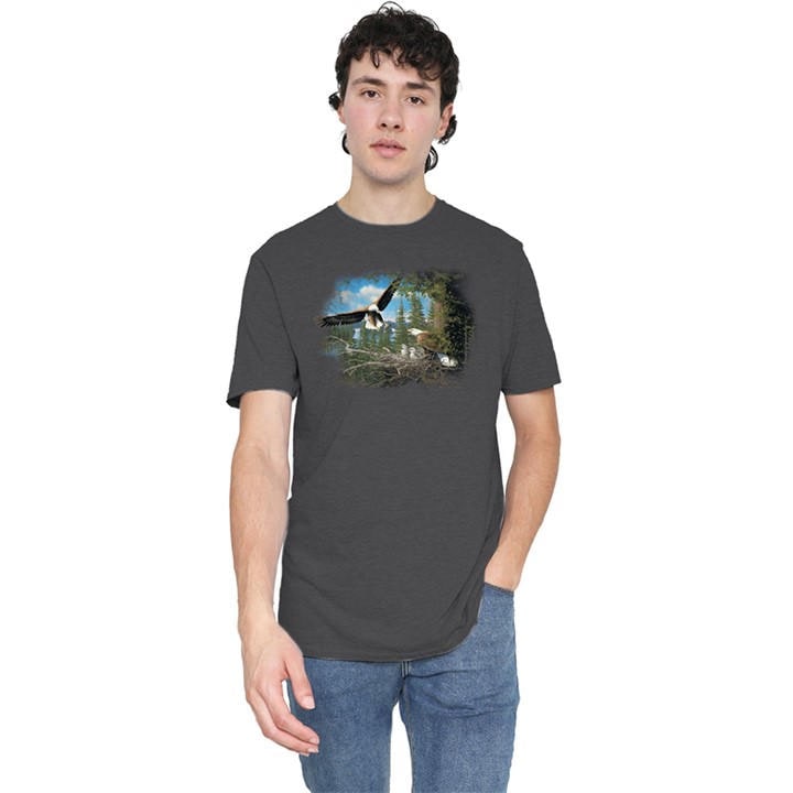 Men' Grey Other Wildlife Spring Bald Eagles T-Shirt Charcoal in Size S, Sports Direct