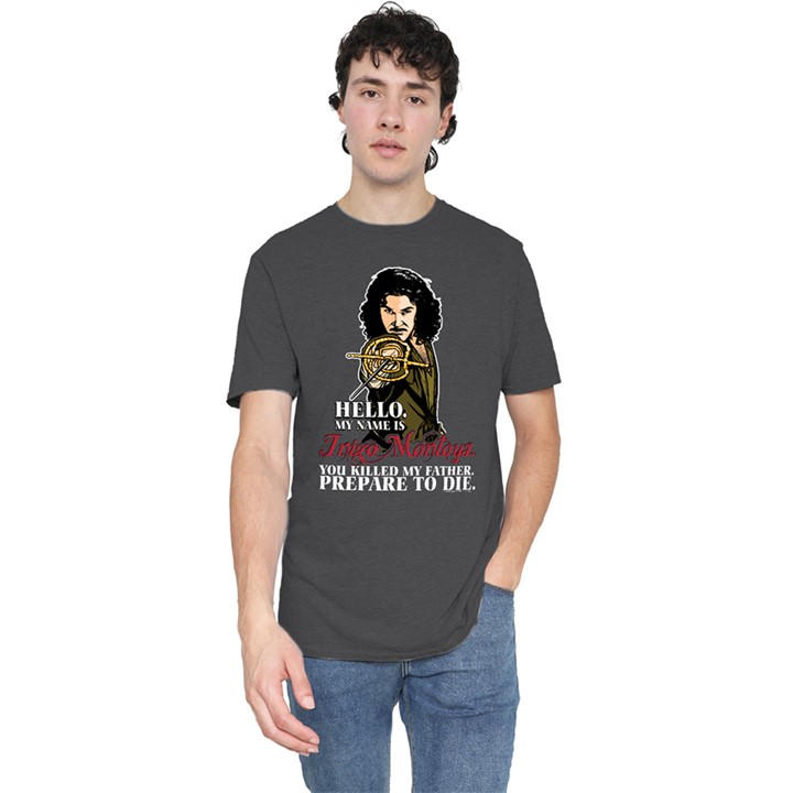 Men' Grey Other Princess Bride Hello T-Shirt Charcoal in Size S, Sports Direct