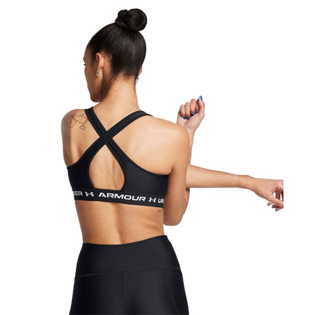BLACK / BLACK / - Under Armour - Women's Non Wired Medium Impact Sports Bra
