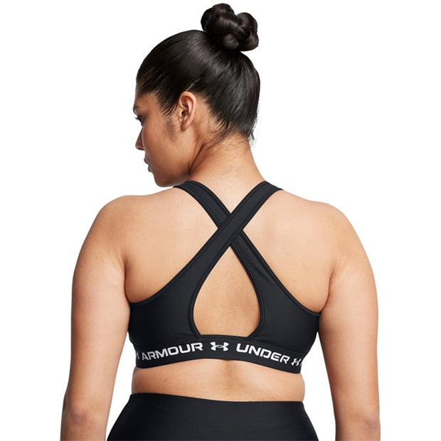 BLACK / BLACK / - Under Armour - Women's Non Wired Medium Impact Sports Bra