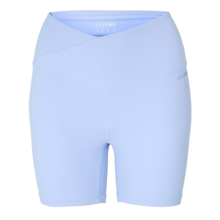 Usa Pro Women's Blue Usa Wrap Front Short in Size 12, Sports Direct