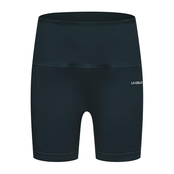 La Gear Women's Green Seamless Zip Short in Size 8, Sports Direct