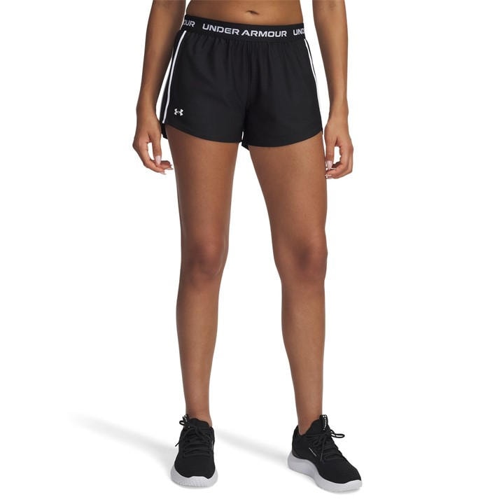 Under Armour Women's Black Play Up Shorts in Size 12, Sports Direct