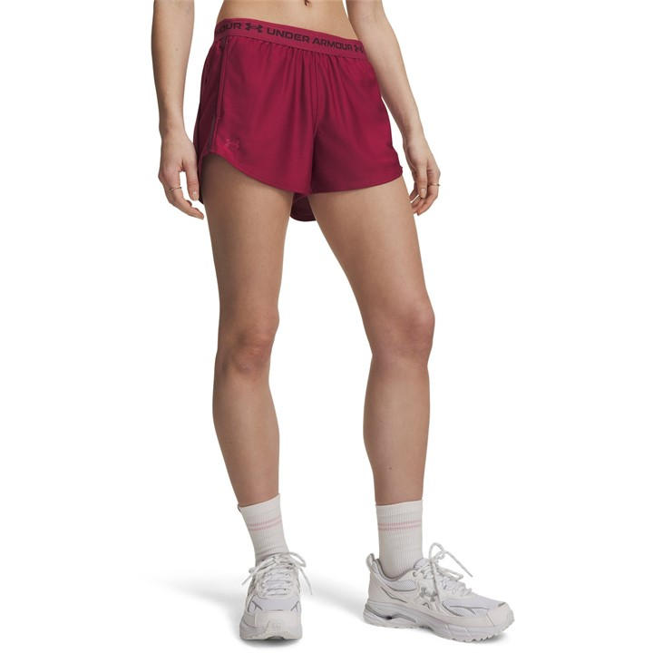Under Armour Women's Play Up Shorts - Claret - 12 (M) - Image 3