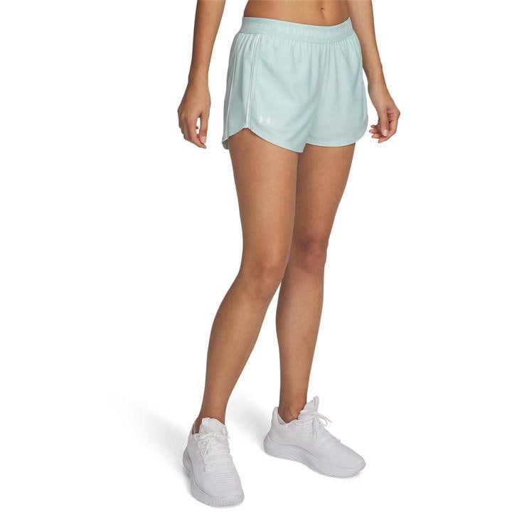 Under Armour Women's Green Play Up Shorts in Size 8, Sports Direct