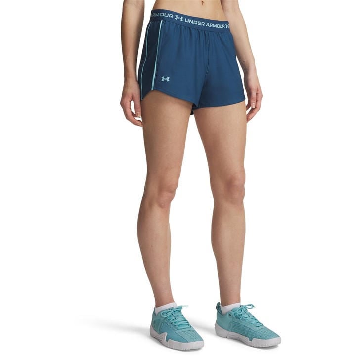 Under Armour Women's Blue Play Up Shorts in Size 12, Sports Direct