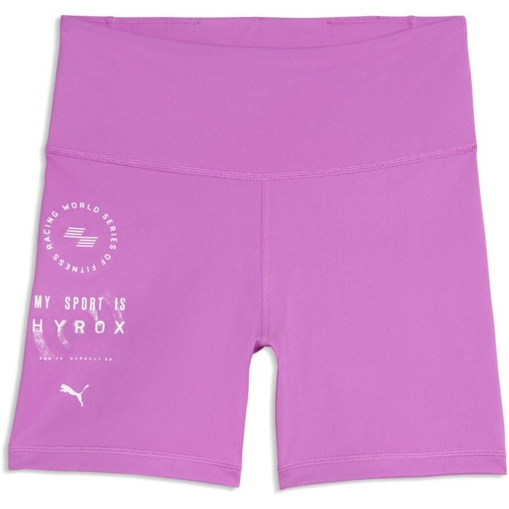 Puma Women's Pink Hyrox Essentials Short Tights in Size 12, Sports Direct