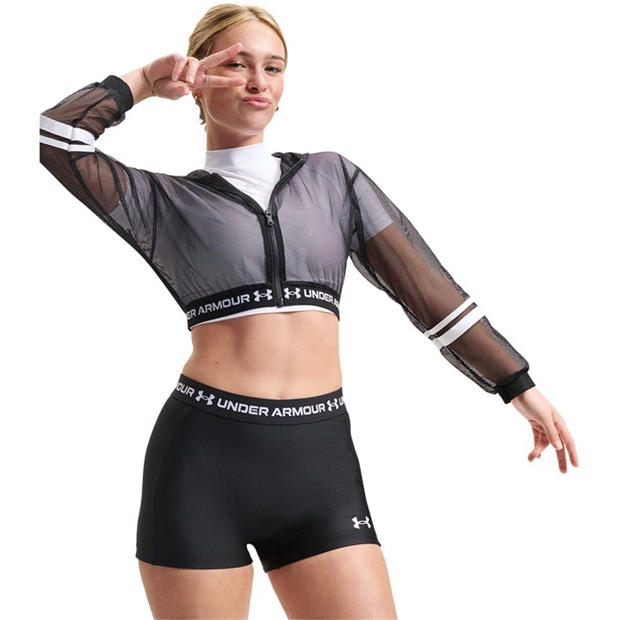 Black - Under Armour - Women's Heatgear Performance Gym Shorts