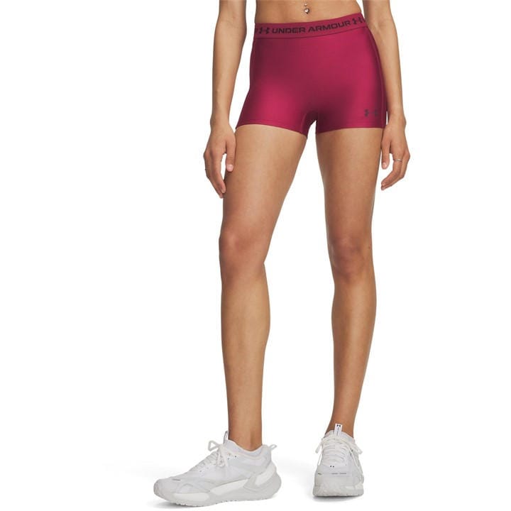 Under Armour Women's Red Heatgear Performance Gym Shorts in Size 12, Sports Direct
