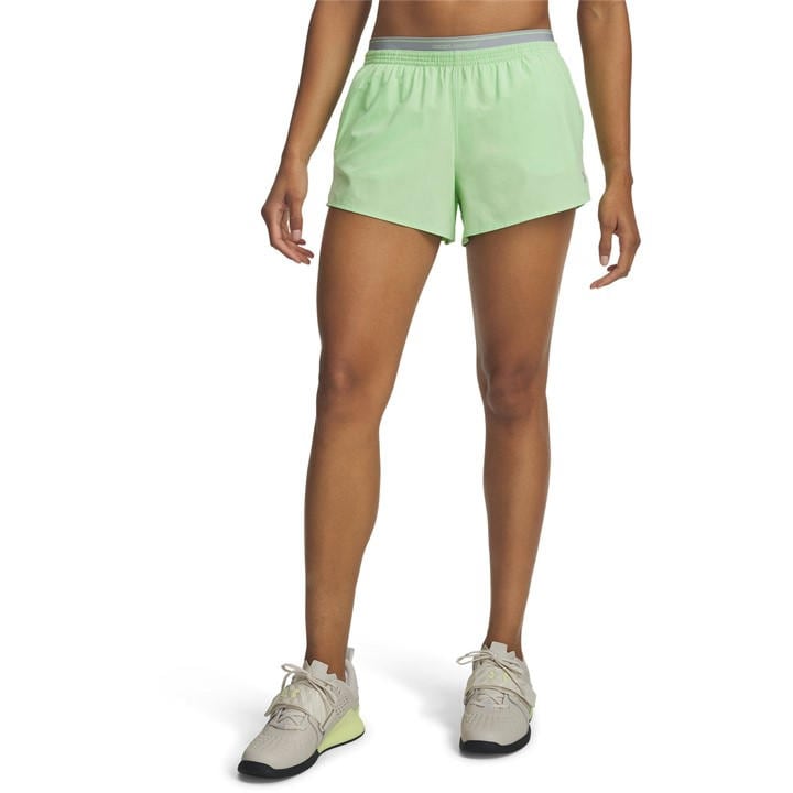 Under Armour Women's Green Vanish Woven 3 Performance Gym Shorts in Size 10, Sports Direct