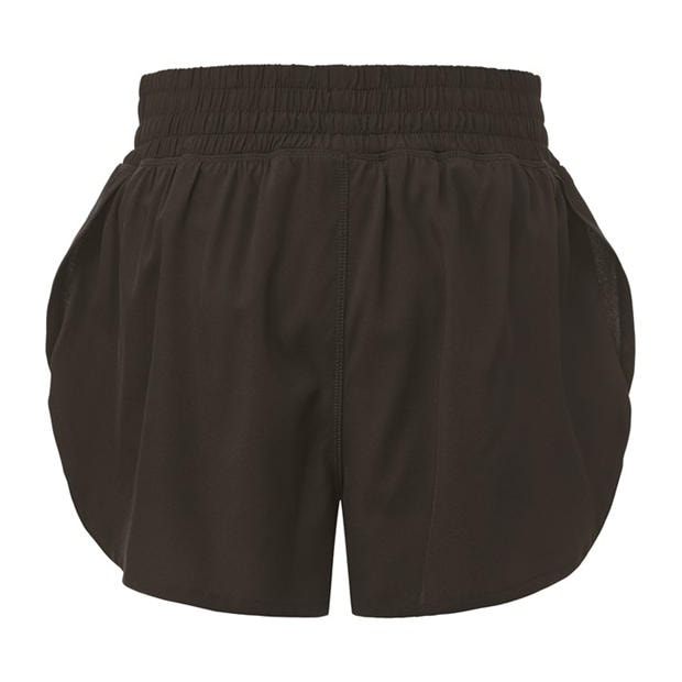 Brown - LA Gear - LA Gear Essential High-Waisted 2-in-1 Running Shorts Womens