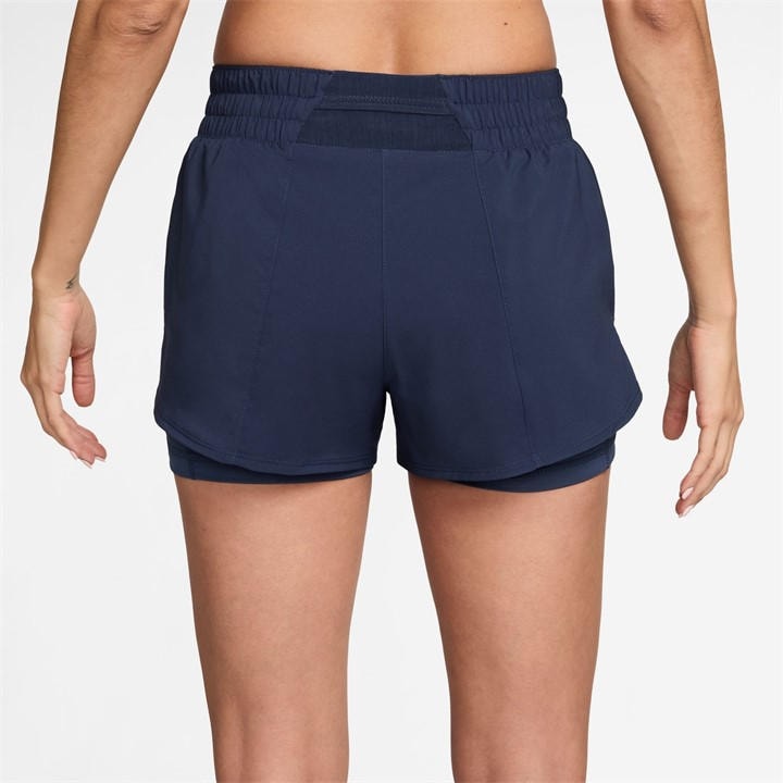 Nike Women's Blue Pro Flex 2-In-1 Shorts in Size 8, Sports Direct