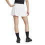 White - adidas - Women's Performance Gym Shorts