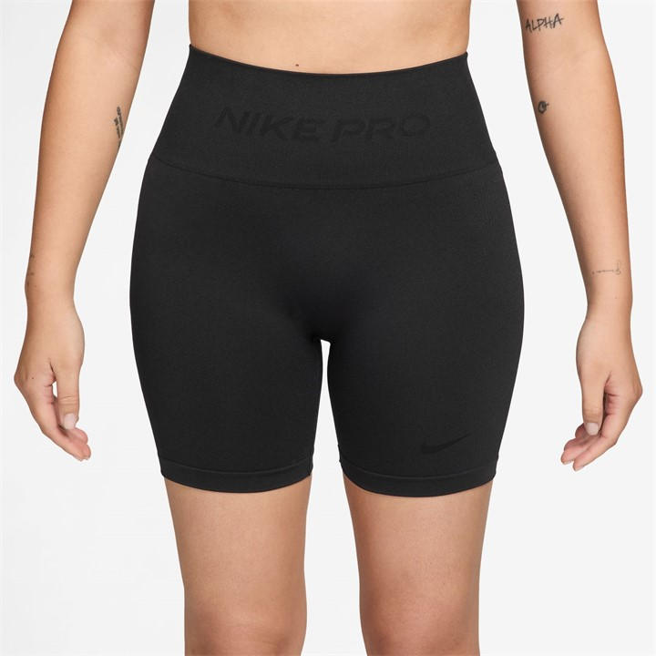 Nike Women's Black Performance Gym Shorts in Size 14, Sports Direct
