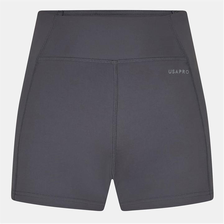 Usa Pro Women's Grey 3 Inch Shorts in Size 8, Sports Direct