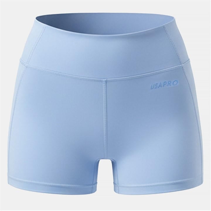 Usa Pro Women's Blue 3 Inch Shorts in Size 12, Sports Direct