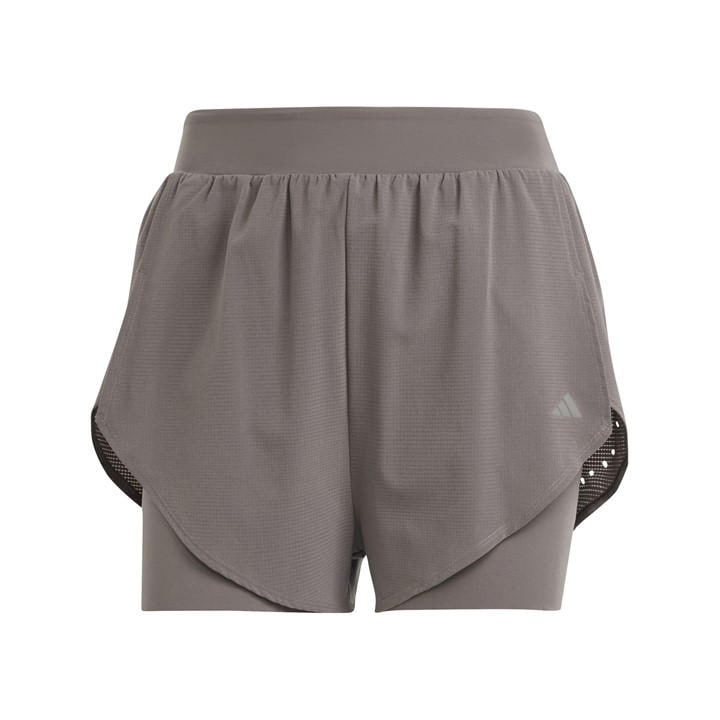 Adidas Women's Grey Performance Gym Shorts in Size 2XS, Sports Direct