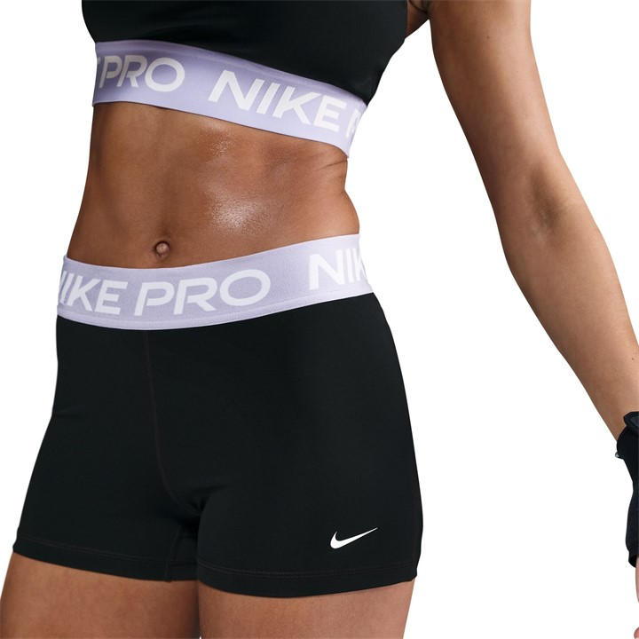 Nike Women's Black Pro Three Inch Shorts in Size 14, Sports Direct