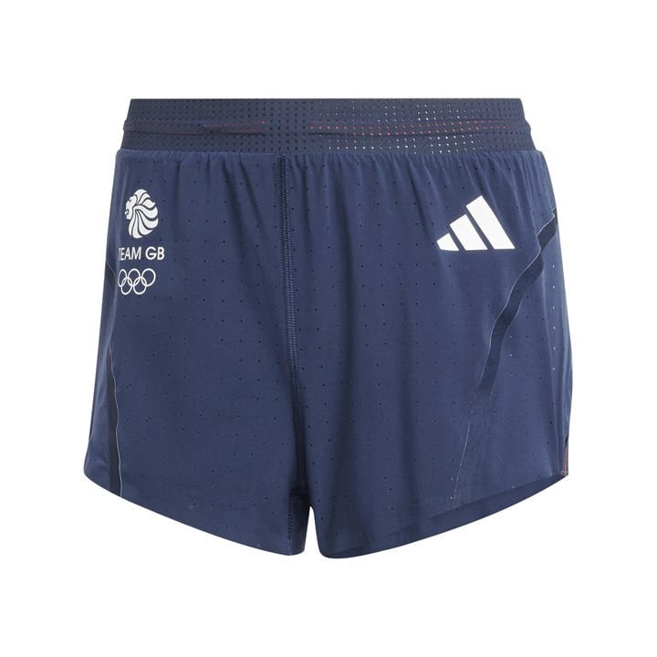 Adidas Women's Blue Team Gb Rushow Gym Short in Size L, Sports Direct