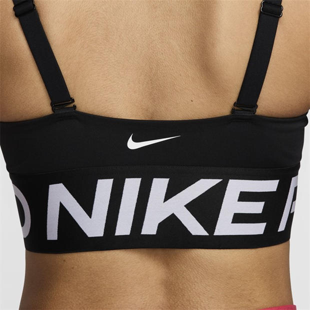 BLACK/WHITE/WHI - Nike - Women's Non Wired Medium Impact Sports Bra