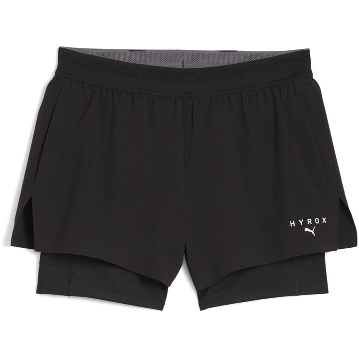 Puma Women's Black Performance Gym Shorts in Size 8, Sports Direct