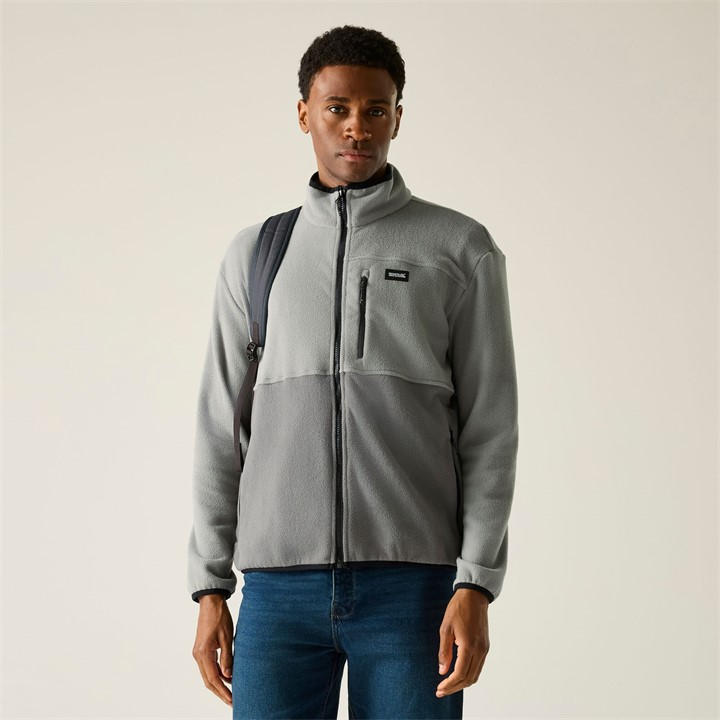 Regatta Men's Strmgry/Ldgy Frankie Colour Block Fleece in Size 2XL, Sports Direct