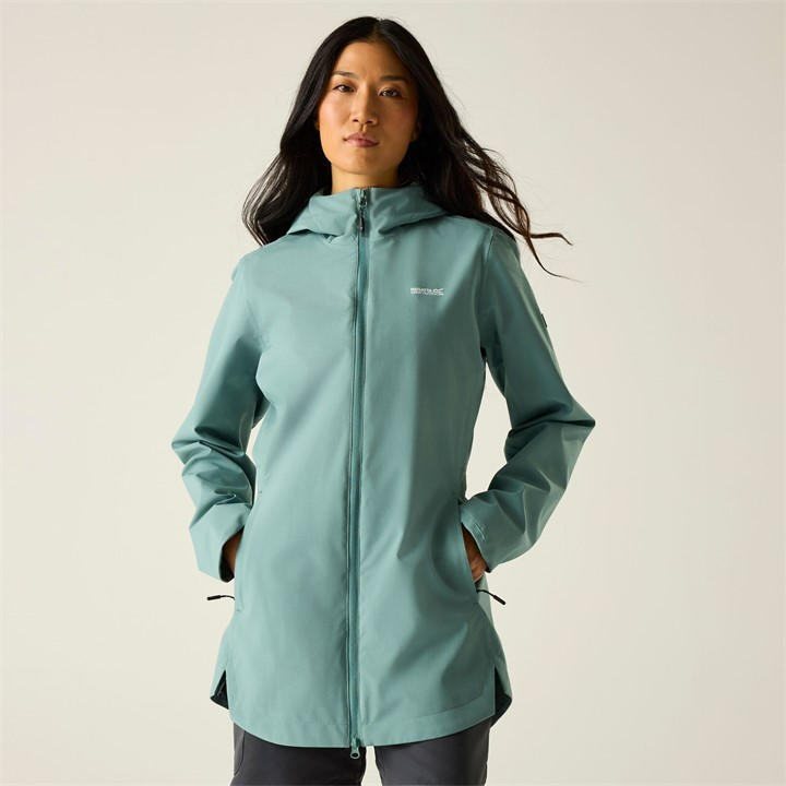 Regatta Women's Green Natalina Waterproof Isotex Jacket in Size 20, Sports Direct