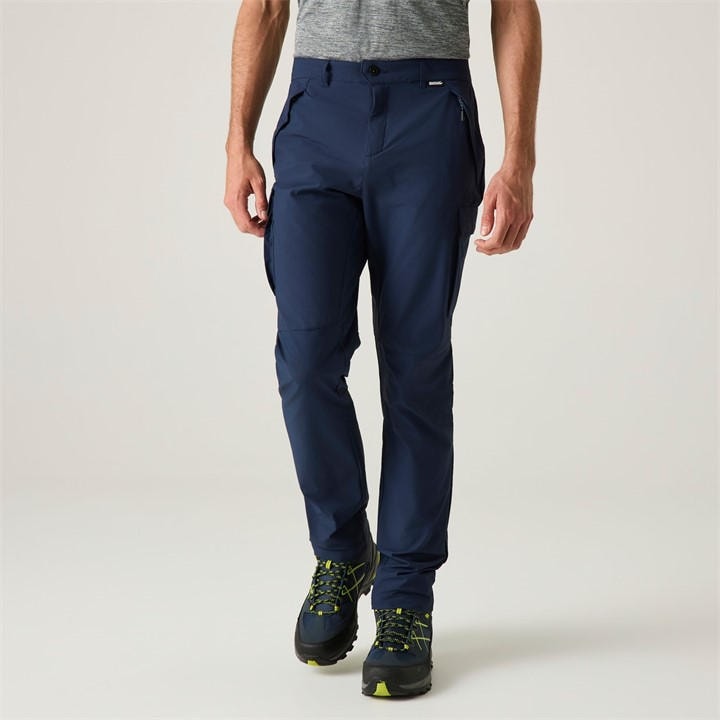 Regatta Men's Blue Anti-Insect Lightweight Isoflex Trousers in Size 32, Sports Direct