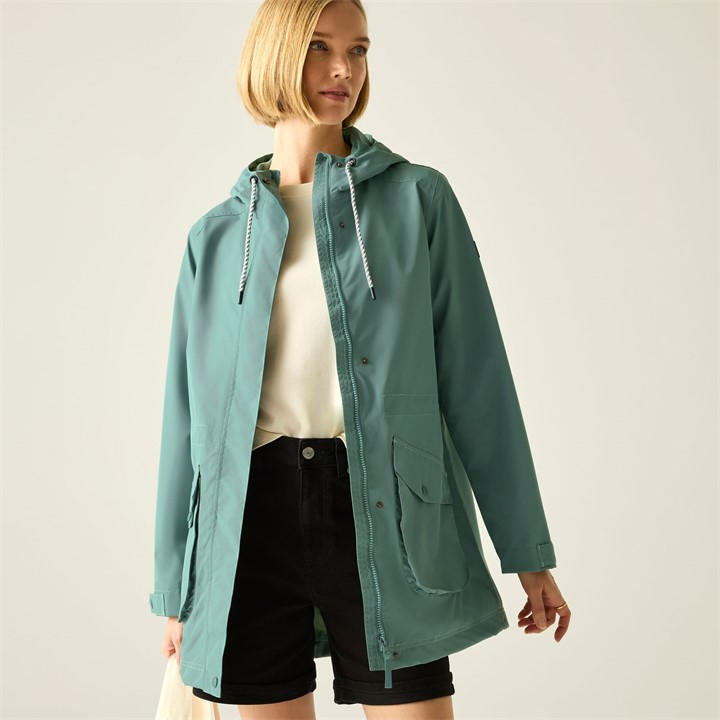 Regatta Women's Green Norana Waterproof Isotex Jacket in Size 26, Sports Direct