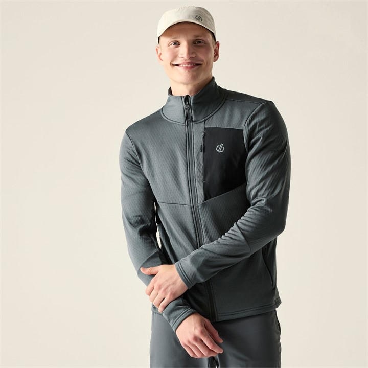 Dare 2B Men's Black Venture Thermal Ilus Stretch Midlayer in Size L, Sports Direct
