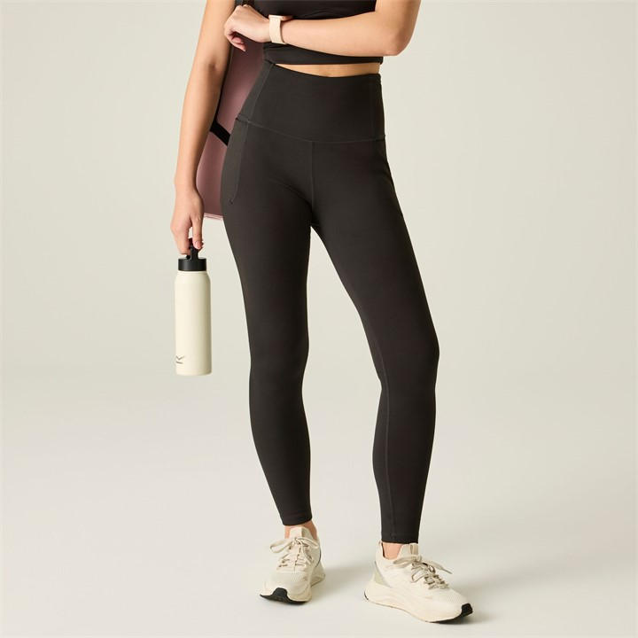 Dare 2B Women's Black Refresh Squat-Proof Leggings in Size 8, Sports Direct