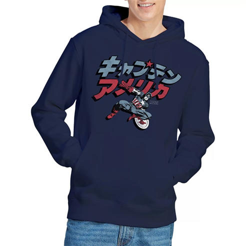 Captain America - Marvel Captain America Japan Stance Cotton Hoodie