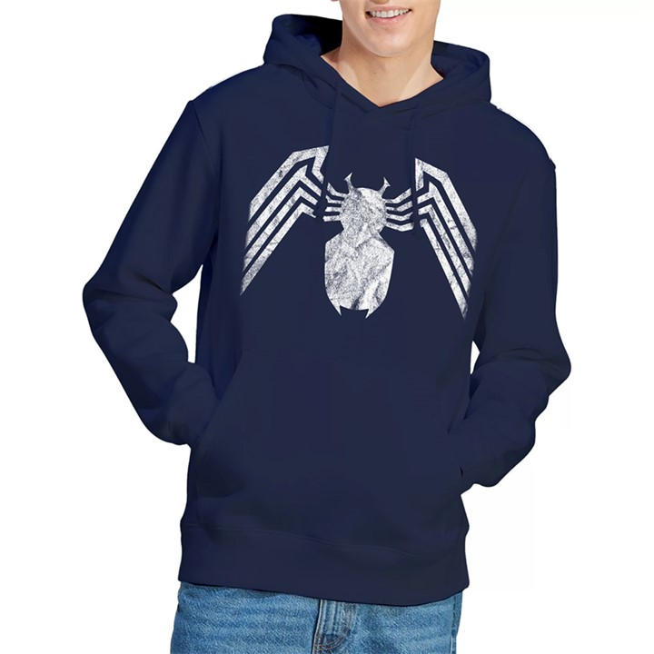 Marvel Men's Blue Venom Emblem Hoodie in Size L, Sports Direct