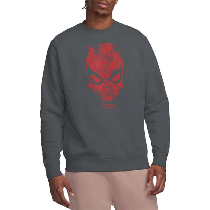 Marvel Men's Grey Webhead Sweatshirt in Size L, Sports Direct