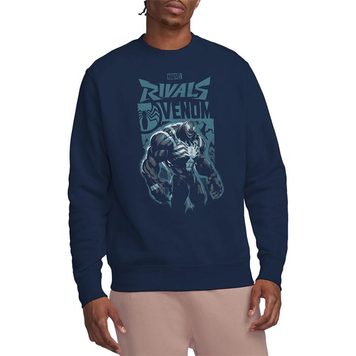 Marvel Men's Blue Rivals Vanguard Symbiote Venom Trend Sweatshirt N in Size L, Sports Direct