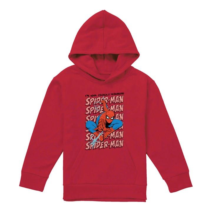 Marvel Boys Red Friendly Neighborhood Spiderman Thwip Youth, Sports Direct