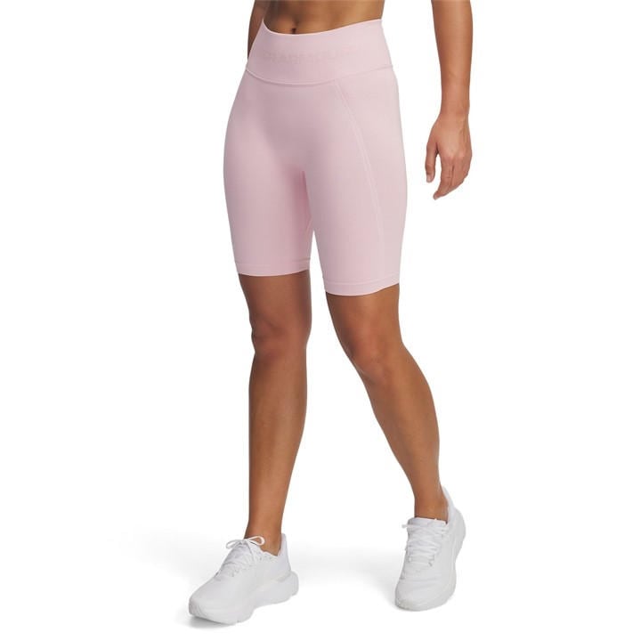 Under Armour Women's Pink Vanish Seamless Performance Gym Shorts in Size 14, Sports Direct