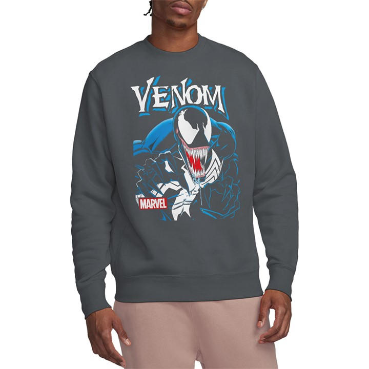 Marvel Men's Grey Venom Antihero Sweatshirt in Size M, Sports Direct