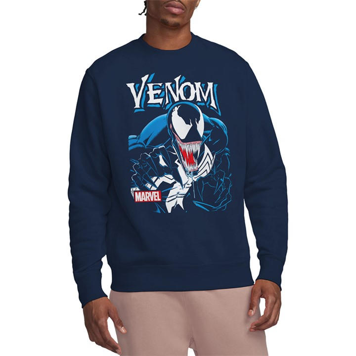 Marvel Men's Blue Venom Antihero Sweatshirt in Size L, Sports Direct