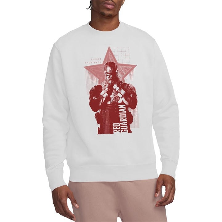 Marvel Men's White Thunderbolts Heroic Red Guardian Sweatshirt in Size 2XL, Sports Direct