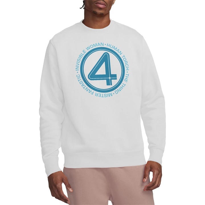 Marvel Men's White Fantastic Four Superhero Team Sweatshirt in Size M, Sports Direct