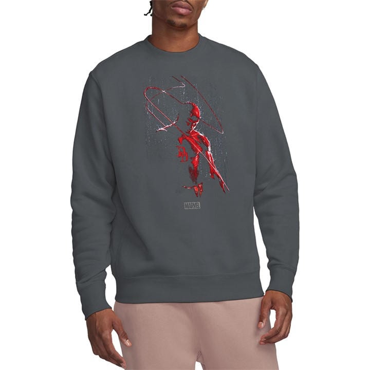 Marvel Men's Grey Daredevil Rain Sweatshirt in Size M, Sports Direct