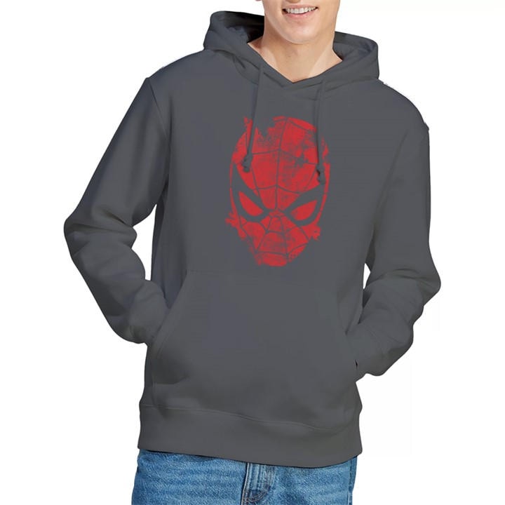 Marvel Men's Grey Webhead Hoodie in Size 2XL, Sports Direct