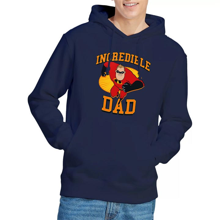 Disney Men's Blue The Incredibles Incredible Dad Hoodie Navy in Size M, Sports Direct