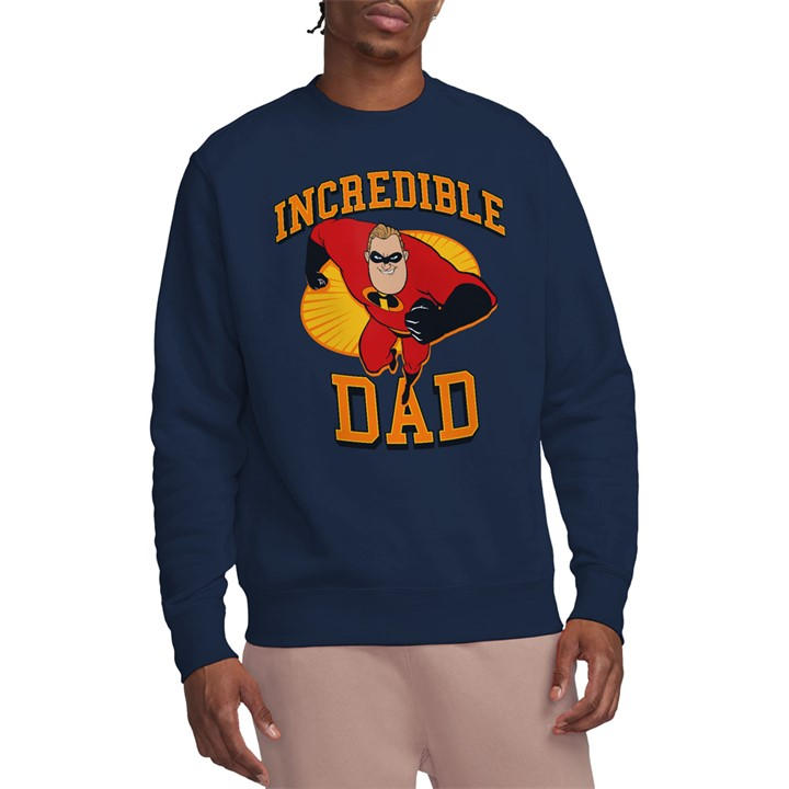 Disney Men's Blue The Incredibles Incredible Dad Sweatshirt Navy in Size M, Sports Direct