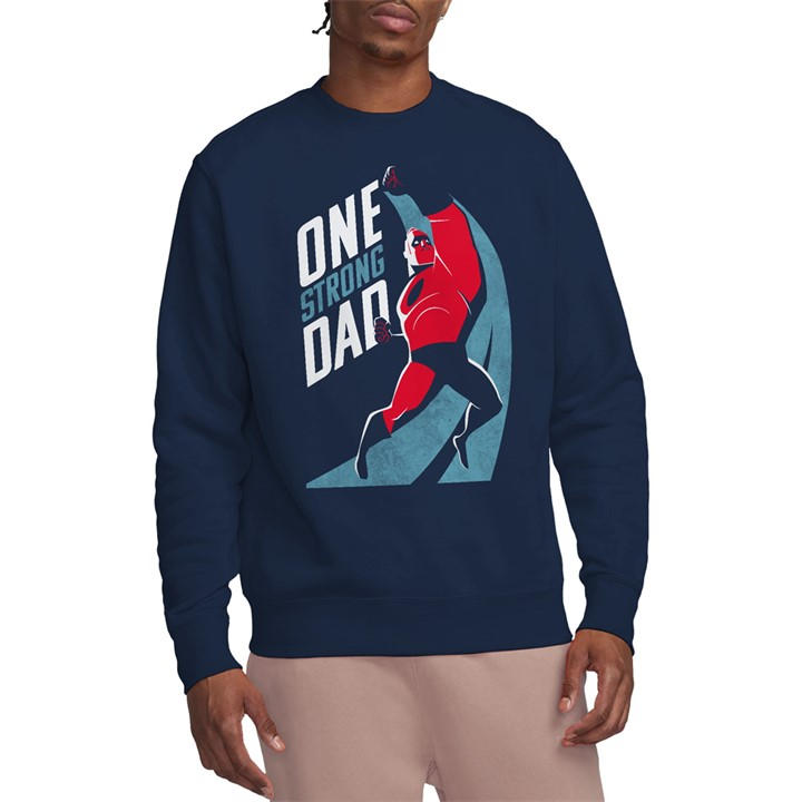 Disney Men's Blue The Incredibles Fathers Day One Strong Dad Sweats in Size 2XL, Sports Direct