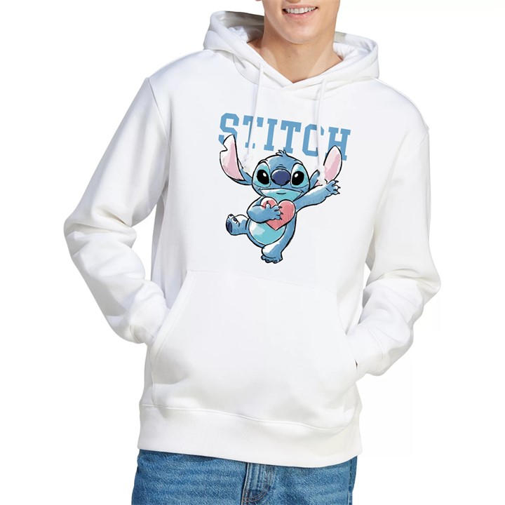 Hearts  Men's  Lilo & Stitch Clutching  Hoodie, Football by Disney in Size XL, Sports Direct